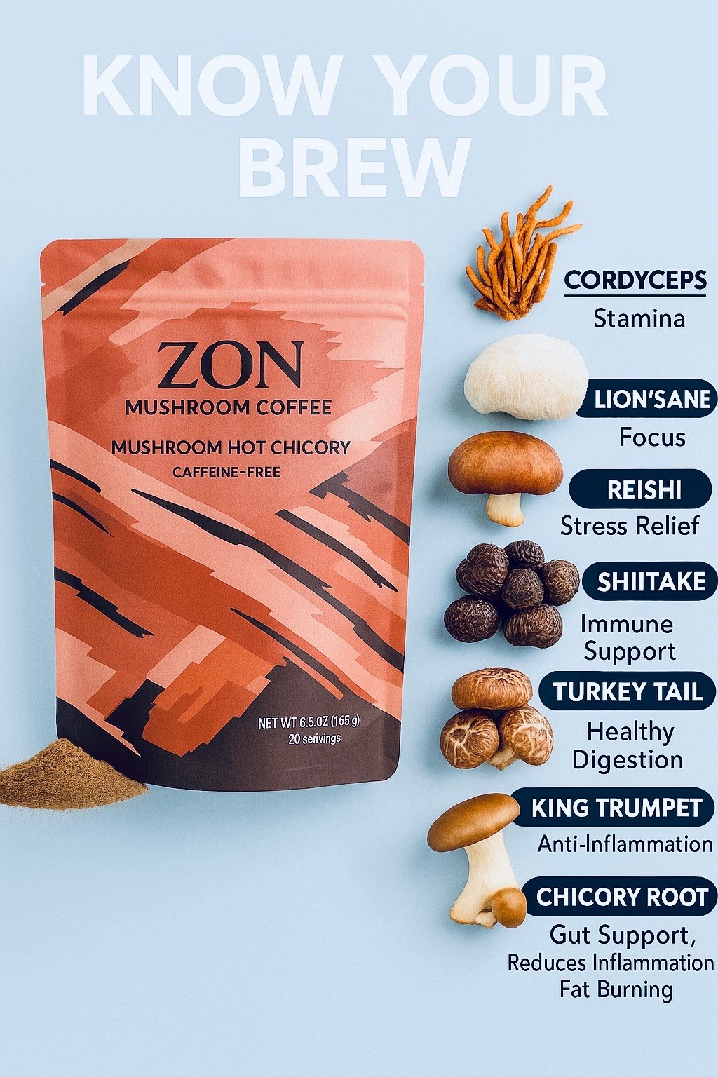ZON Mushroom Chicory Blend Coffee image 2